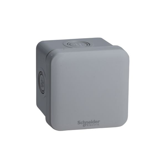 Schneider Electric ENN05082 Kopplingsdosa grå, knock-outs, utvändig 65x65x45 mm