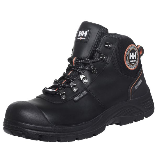 Helly Hansen Workwear Chelsea Skyddskänga S3, vattentät, svart/orange 36