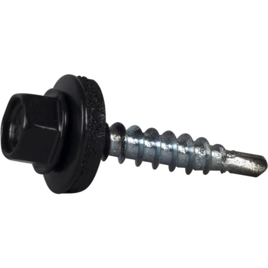 ESSVE 64917 Farmarskruv 4,8 x 28 mm, borrspets, 250-pack Svart (RR33)