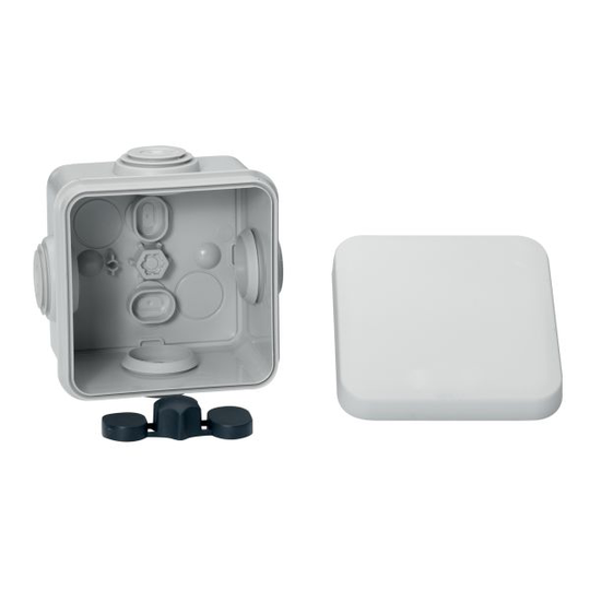 Schneider Electric IMT05072 Kopplingsdosa vit, klicklock 65x65x45 mm