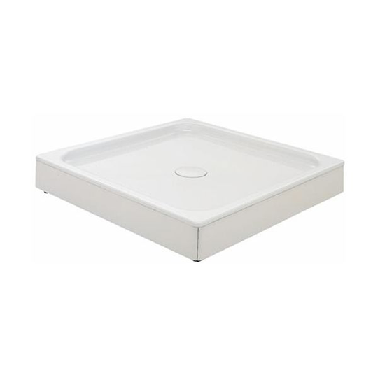 Ifö Solid Duschkar inkl. 2 frontplåtar, 80 x 80 cm