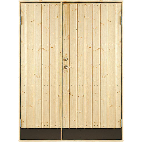 Dubbeldörr 10° panel Jabo Förrådsdörr 13 x 19