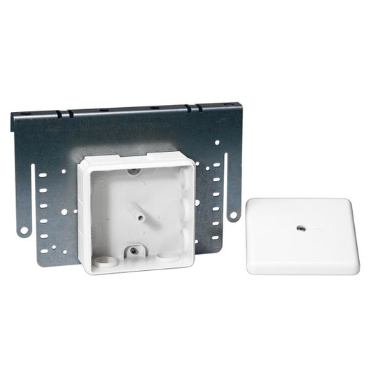 Schneider Electric IMT34096 Kopplingsdosa U56, vit Stegplåt, tom