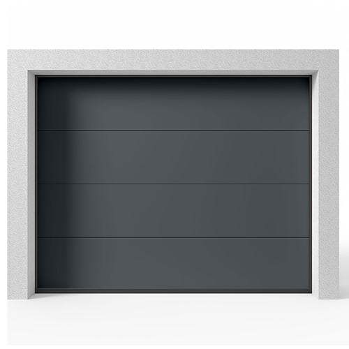 Garageport Takskjutport Modern Slät Antracit, 2500x2125