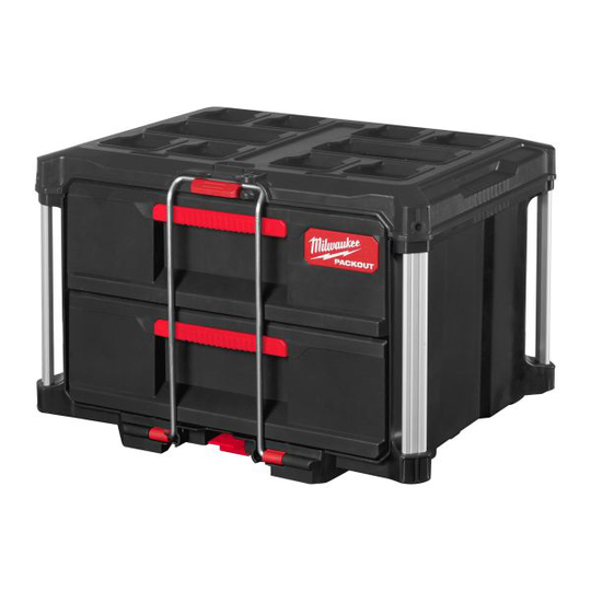 Milwaukee PACKOUT 2 DRAWER TOOL Boks Förvaringslåda två lådor