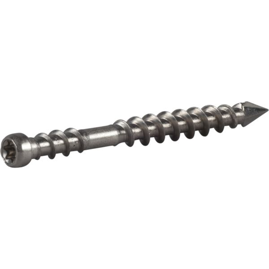 ESSVE 701550 Trallskruv dold, 4,8 mm Ø, A4, TX15, 250-pack 50 mm