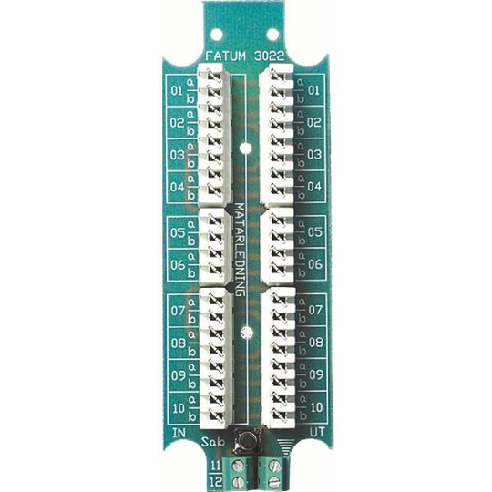 Alarmtech 3022.01 Larmplint 116 x 40 mm, LSA-profil