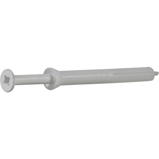 ESSVE 304708 Spikplugg 5 mm Ø, vit, försänkt 15 x 35 mm, 200-pack