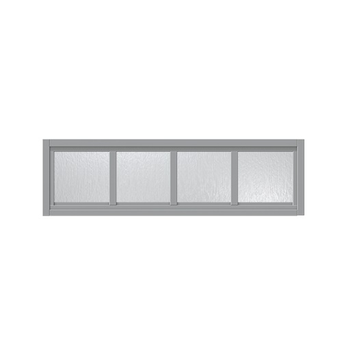 Överljus med spröjs Näs 10x5, Stengrå, Cotswoldglas