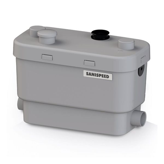 Saniflo Sanispeed+ Pump för kök och tvättstuga