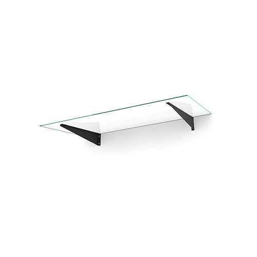 Entrétak Easy Collection - Flat Flat Svart, Flat Svart, Frostat glas