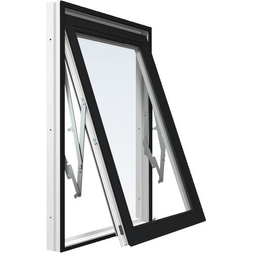 Energi Aluminium Vridfönster 11, 6, Svart