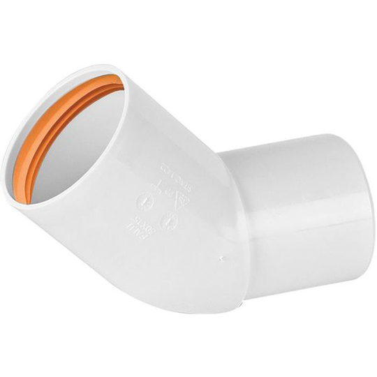 Faluplast 2316168 Böj 50 mm, instick/slätända