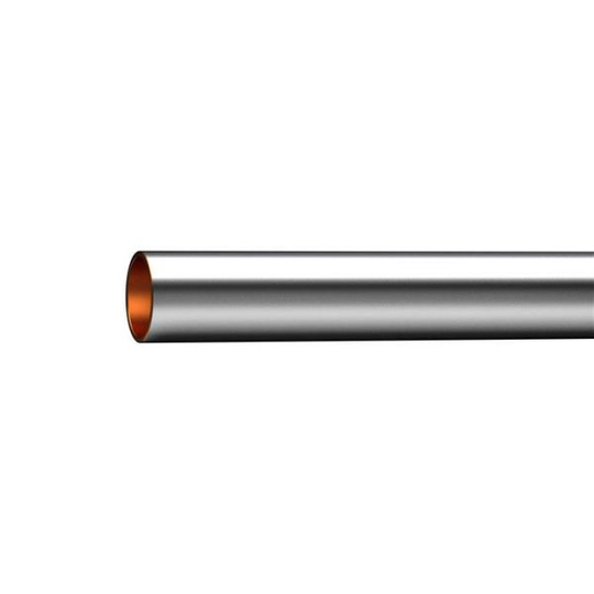 Cupori 8564544 Kopparrör förkromade, glödgade, 15 x 1,0 mm, 2 m