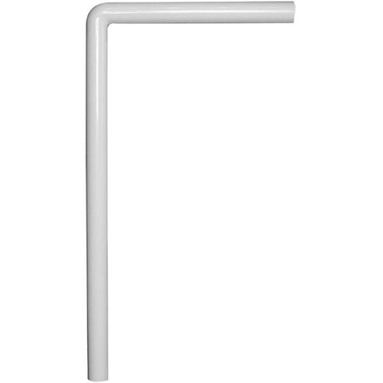 Faluplast 8073207 Utloppsrör 90°, två slätändor