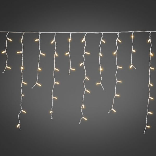 Konstsmide 4920-812 Istappsslinga startset vit, 2,39 m