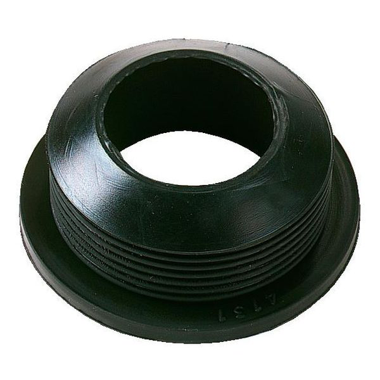 Purus 3106952 Gumminippel för plaströr, svart 43/32 mm