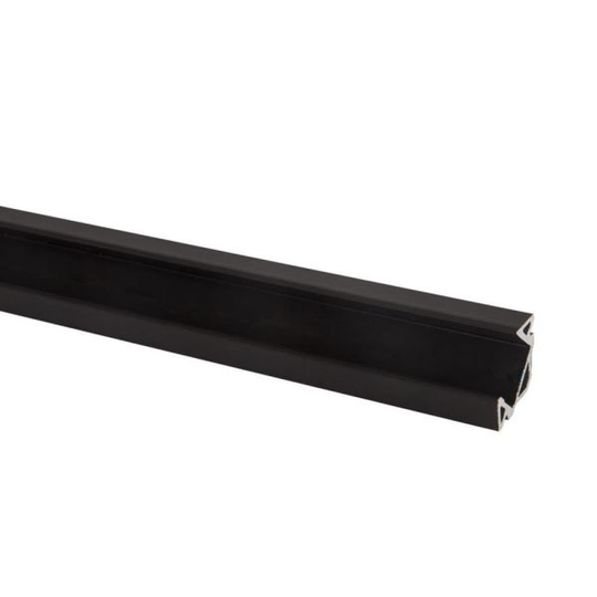Hide-a-Lite Art Corner Profil 2 m, utan lock och clips Svart