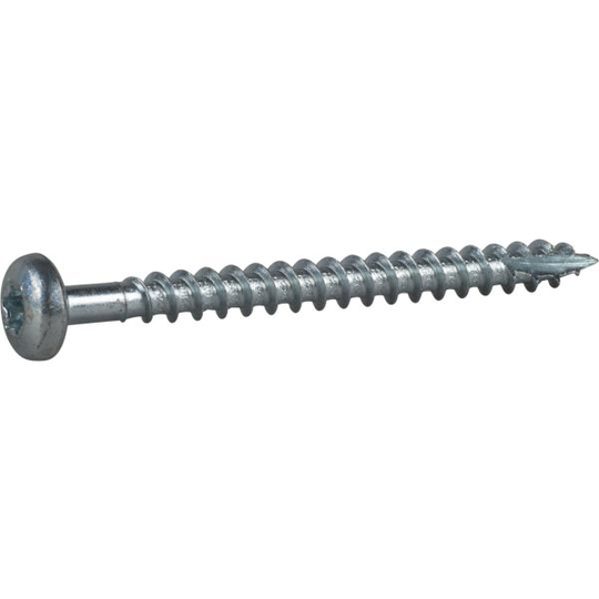 ESSVE 427195 Träskruv 6 mm Ø, TX30, helgängad, FZB 60 mm, 10-pack