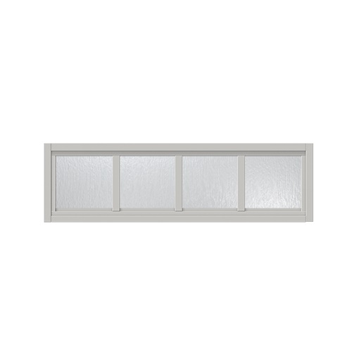 Överljus med spröjs Näs 13x4, Ljusgrå, Cotswoldglas