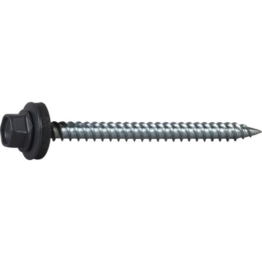 ESSVE 64508 Farmarskruv 4,8 x 63 mm, vass spets, 150-pack Mörkgrå (RR23)