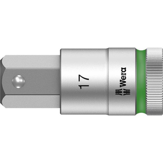 Wera 8740 C HF Insexhylsa 1/2" 17 mm, 60 mm lång