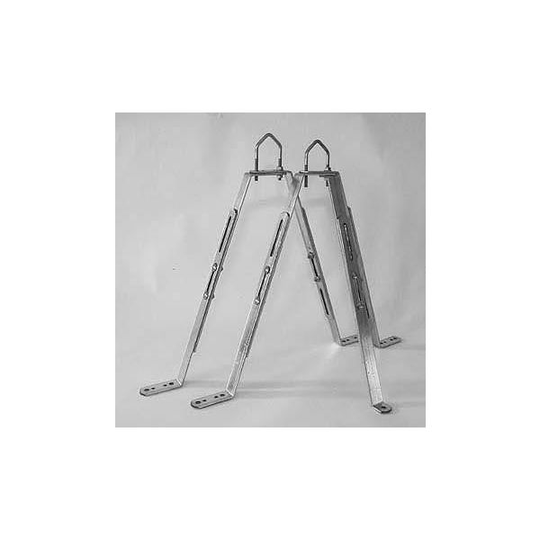 Televes VF-5075P Väggfäste 50-75 cm, för Ø30-50 mm rör