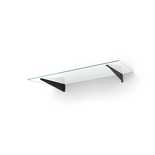 Entrétak Easy Collection - Flat Flat Svart, Flat Svart, Klarglas