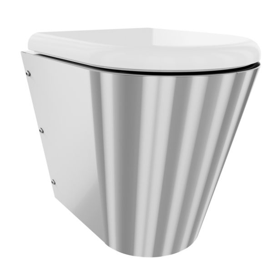 Franke Campus CMPX597W Toalettstol rullstolsanpassad Med vit sits