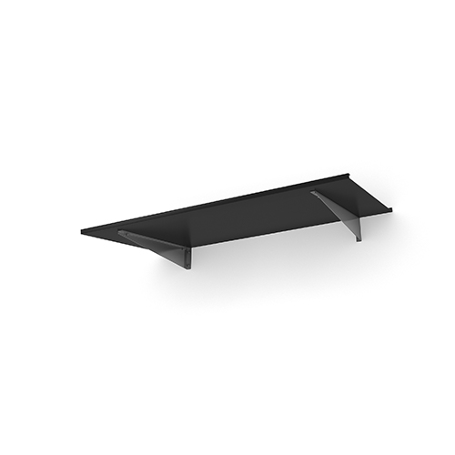 Entrétak Easy Collection - Flat Flat Rostfritt Stål, Flat Rostfritt Stål, Svart aluminium