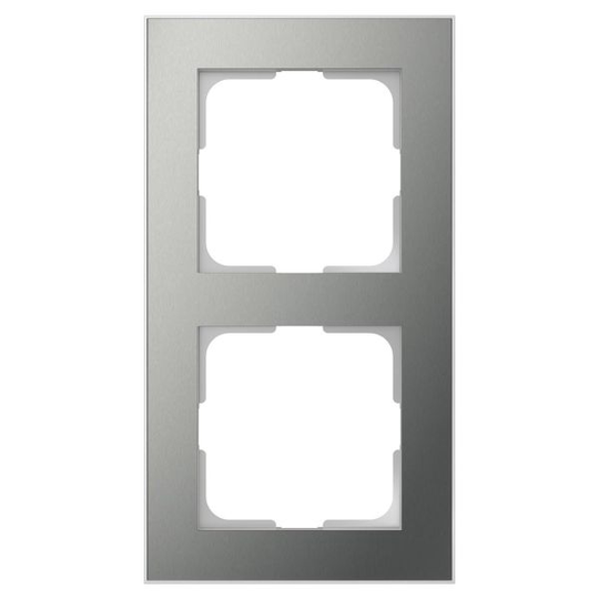 Elko EKO06136 Kombinationsram blåmetall/aluminium 2-fack