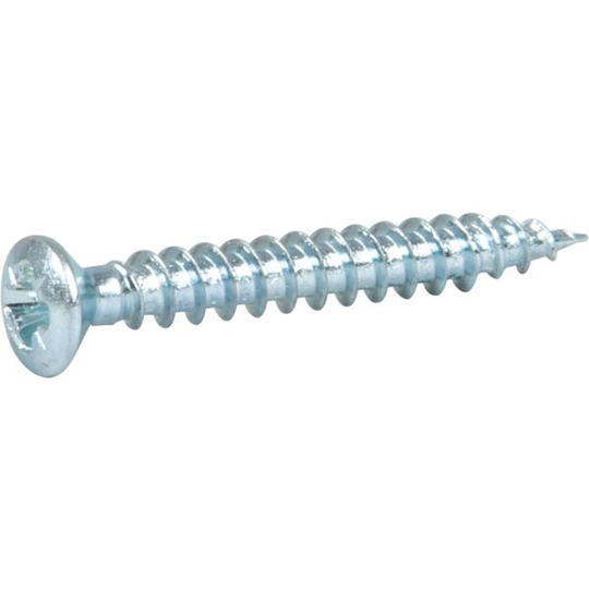 ESSVE 552625 Strömbrytarskruv 3 mm Ø, elförzinkad, 100-pack 25 mm