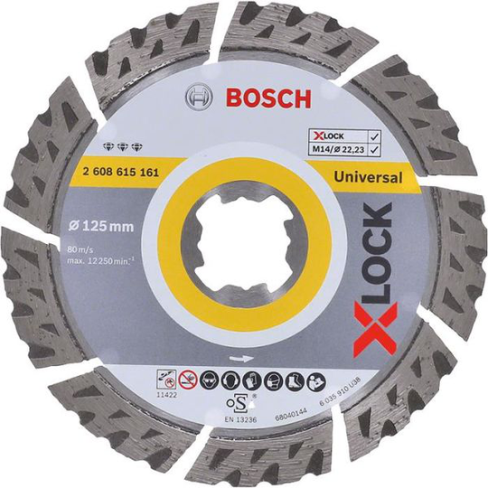 Bosch Best for Universal Diamantkapskiva med X-LOCK 115 × 22,23 × 2,2 × 12 mm