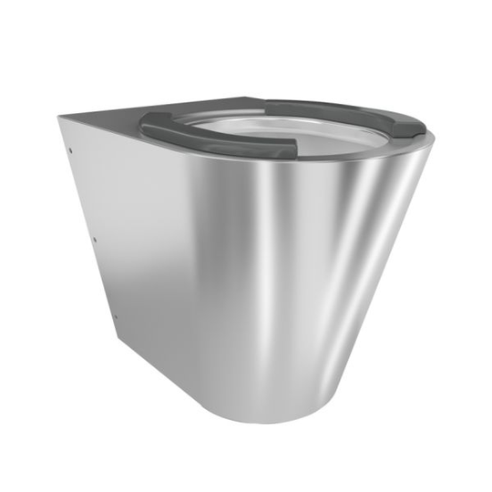 Franke Campus CMPX597S Toalettstol rullstolsanpassad Med sittdyna