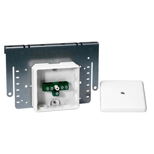 Schneider Electric IMT34097 Kopplingsdosa U56, vit Stegplåt, 5-polig skruvplint
