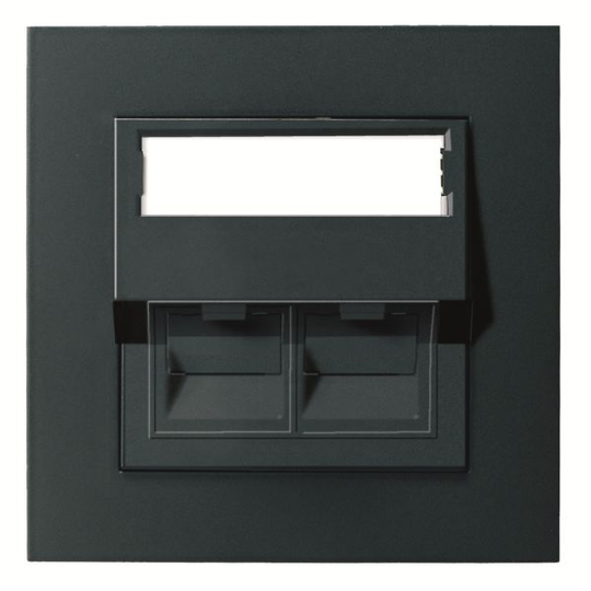 Elko EKO05567 Modularuttag svart 1 koppling