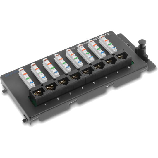 Eurolan 50S-10-64BL Patchpanel 8 x RJ45/IDC