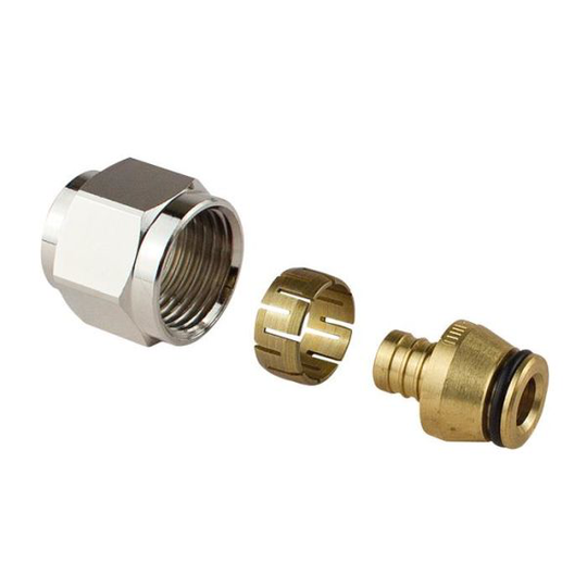Uponor 1881321 Kopplingsset förkromad, G15