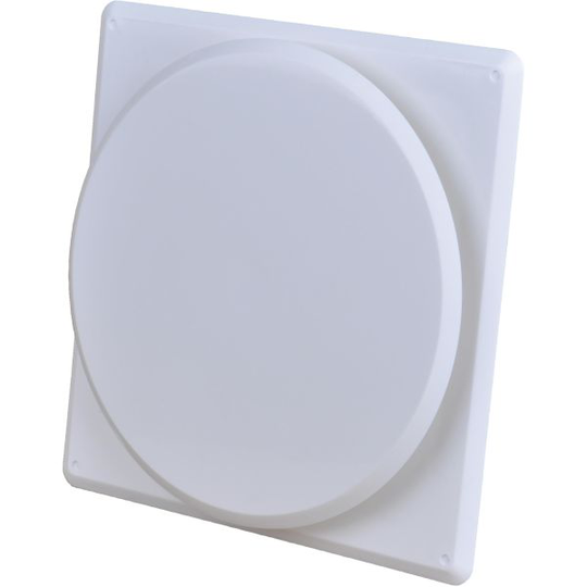 Flexit 02040 Tallriksventil vit, ram och karm 102 x 102 mm