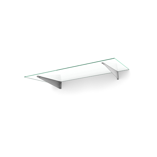 Entrétak Easy Collection - Flat Flat Silver, Flat Silver, Frostat glas