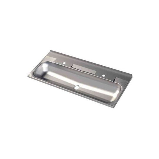 Intra P120V02 Tvättränna med stänkbleck, 1200 x 430 mm