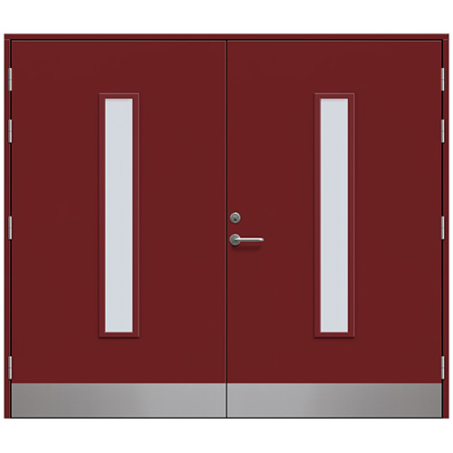 Slagport Stehag 2500 x 2000 mm, Cotswoldglas, Röd