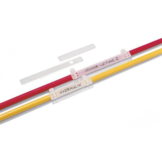 Hellermann Tyton 151-41219 Hållare vit plast, 100-pack 63 mm