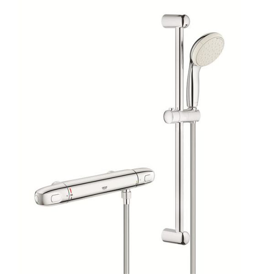 Grohe GRT 1000 Duschset med duschset och blandare, 150 c/c