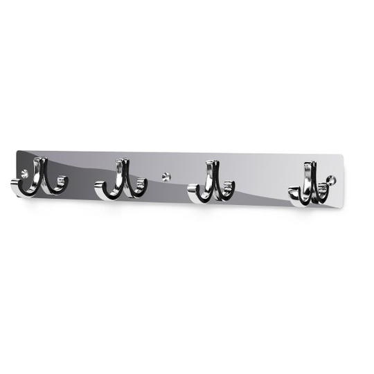 Habo 1903-4 CH Handdukshängare 45 mm, 5-pack Blankkrom
