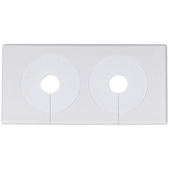 Faluplast 51480 Vulkbricka delbar, dubbel, 12-22 mm Vit