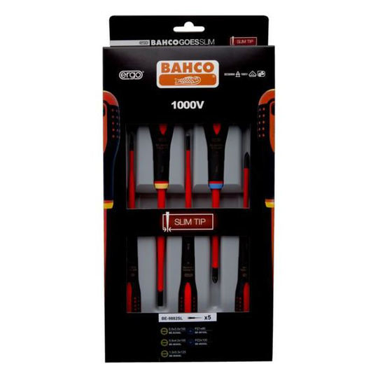 Bahco BE-9882SL Skruvmejselsats