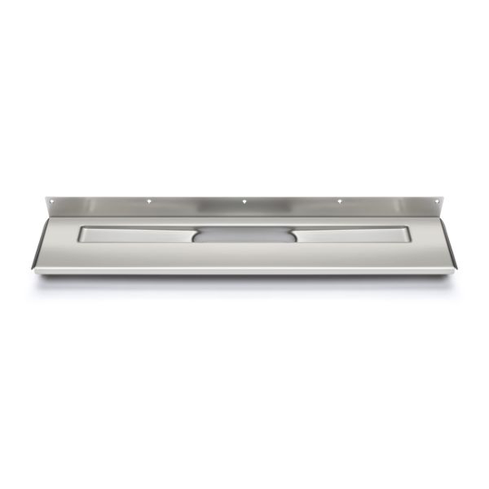 Unidrain 7121904 Avloppsarmatur öppen, rostfritt stål 300 mm