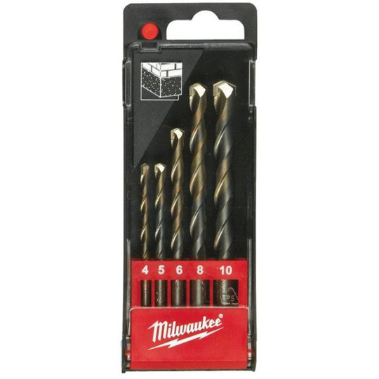 Milwaukee DIN 8039 4932352333 Betongborrsats runt fäste, 5 delar