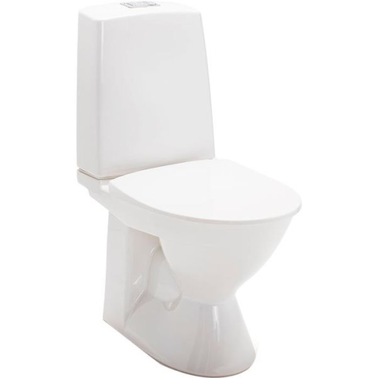 IDO Glow Rimfree 3726001201 Toalettstol med mjuksits
